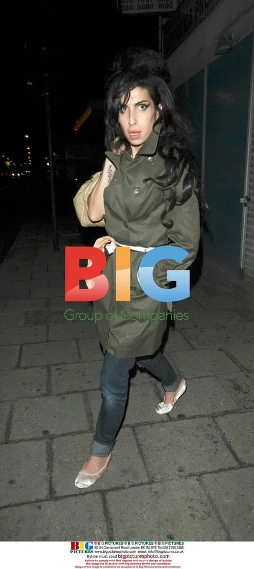 Troubled Amy Winehouse leaves London pub