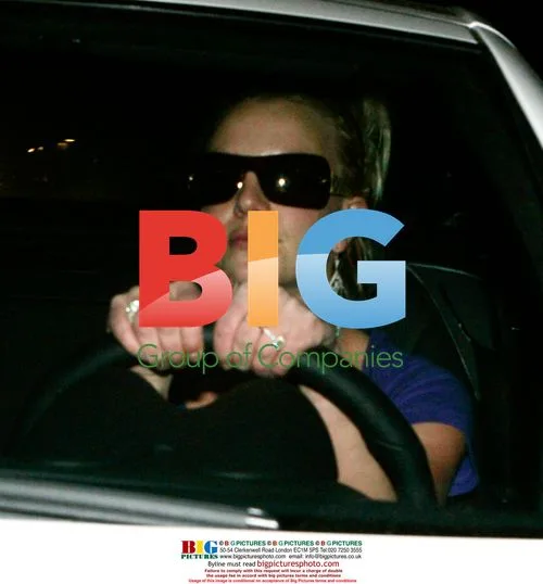 Britney Spears Drives in Beverly Hills Without Seatbelt