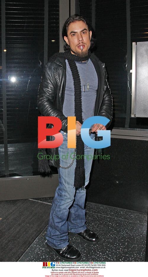 Dave Navarro dines at Katsuya in LA