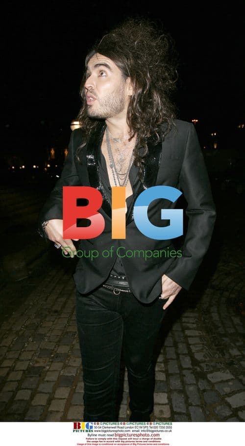Russell Brand at Royal Variety Show after party