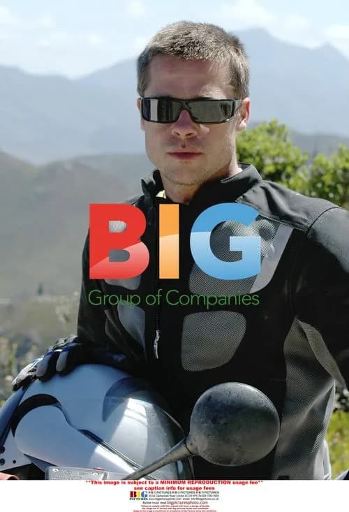 Brad Pitt Tries Out BMW Motorcycle in Cape Town