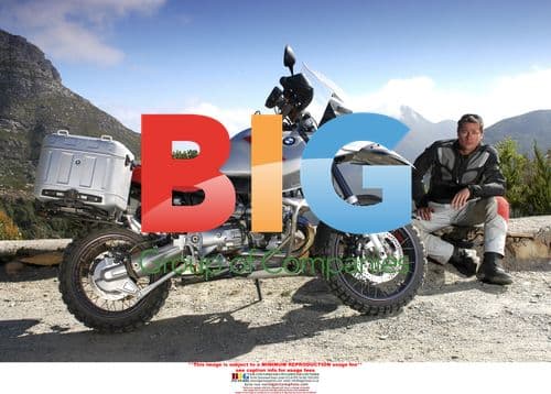 Brad Pitt Tries BMW Motorcycle in Cape Town