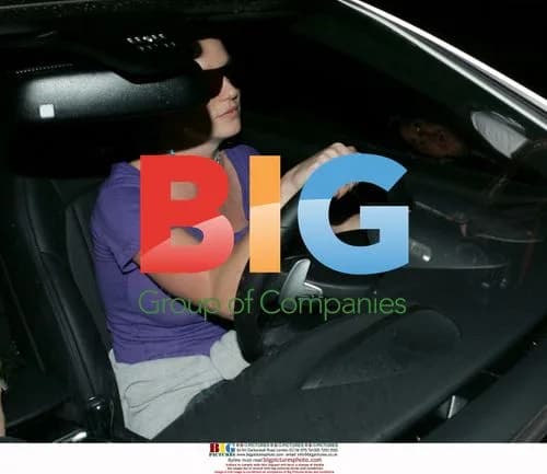 Britney Spears Driving in Beverly Hills