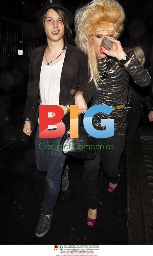 Jodie Harsh Leaves Club Drinking Vodka