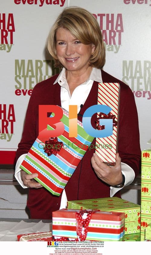 Martha Stewart at Women in Need Donation Drive