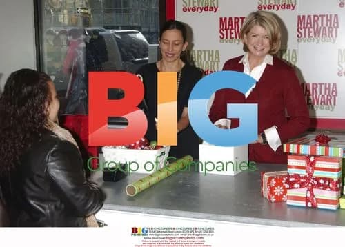 Martha Stewart at Women in Need Donation Drive