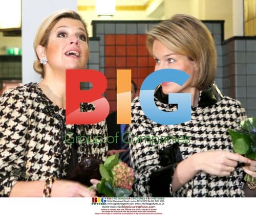 Maxima and Mathilde at Gemeente Museum