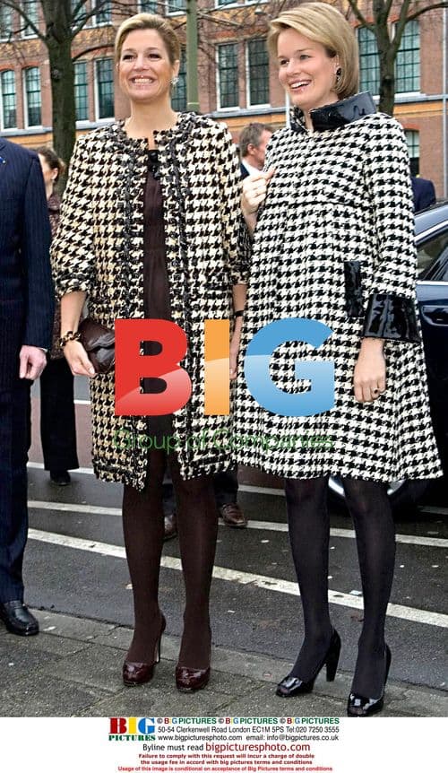 Princesses Maxima and Mathilde at De Schilderkunst der Lage Landen