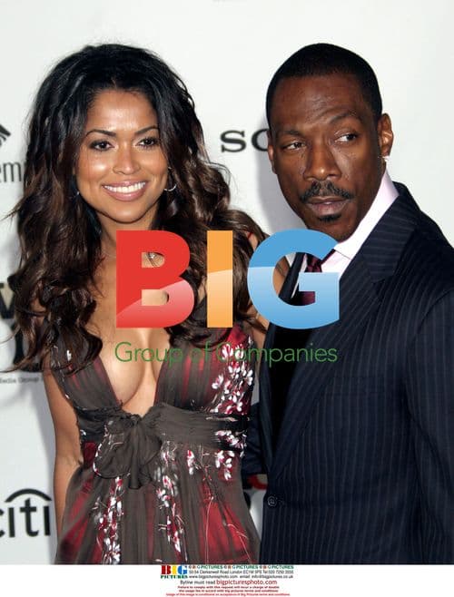 Tracey Edmonds and Eddie Murphy at Movie Rock Event