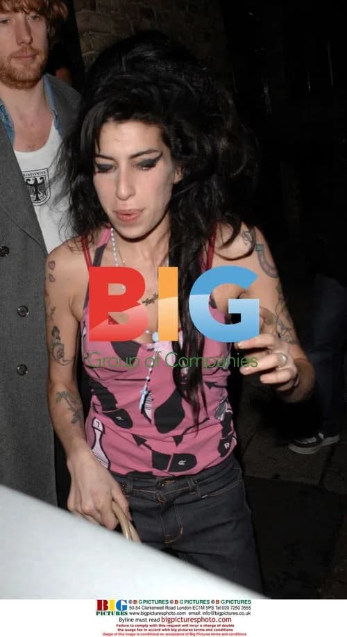 Amy Winehouse leaving home in London