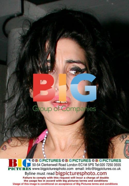 Amy Winehouse out and about in Soho