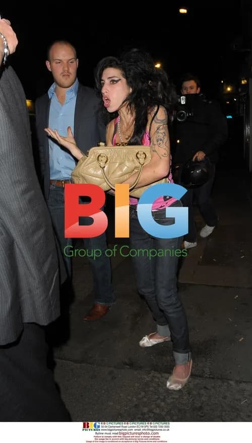 Amy Winehouse out in Soho, London