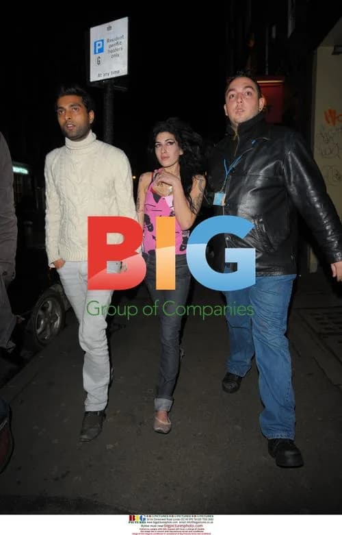 Amy Winehouse out in Soho, London