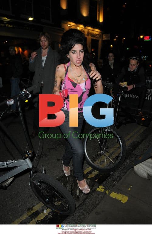 Amy Winehouse in Soho, London