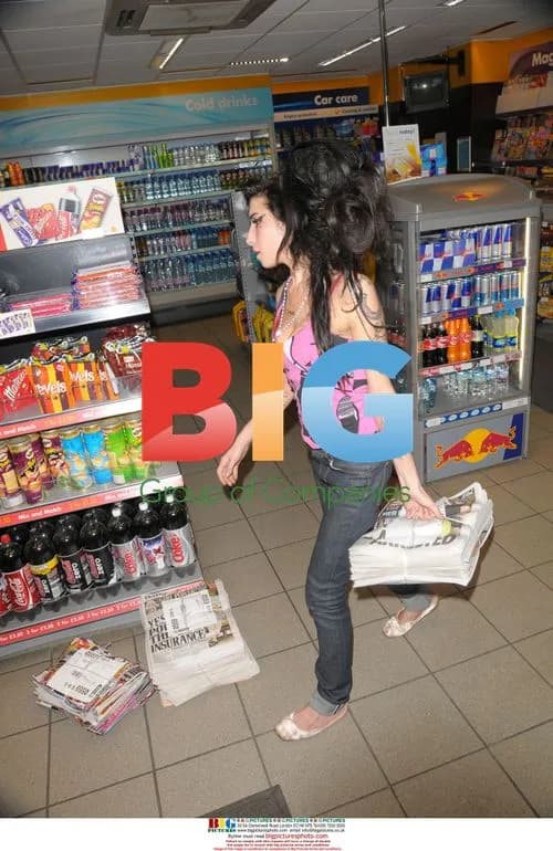 Amy Winehouse out and about in Soho