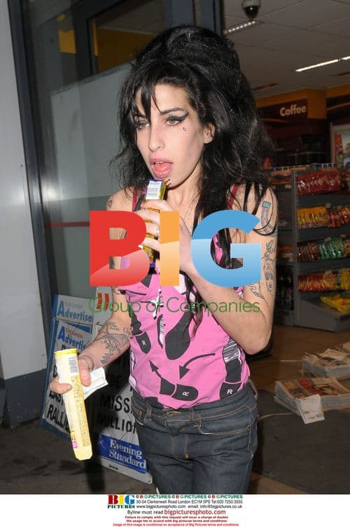 Amy Winehouse out and about in Soho