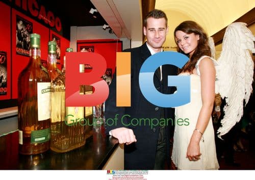 TV presenter Tim Vincent and Becky at Gran Centenario party