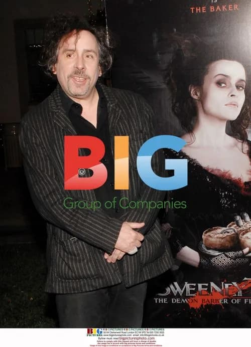 Tim Burton at 'Sweeney Todd' Screening