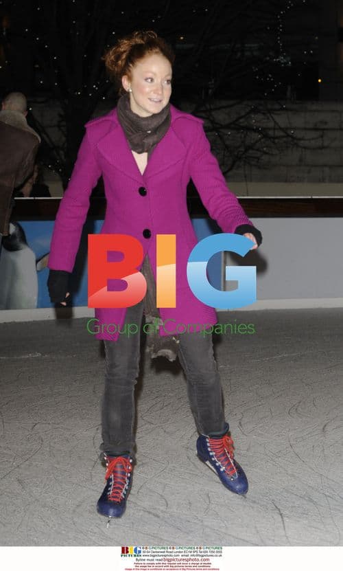 Holby City Cast Ice Skating Christmas Party