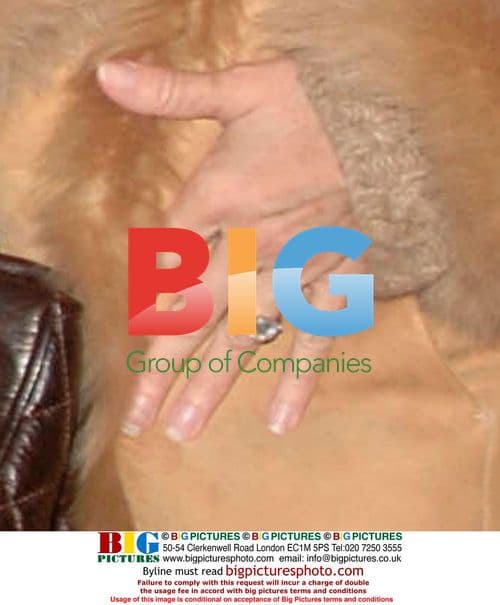 Nicolette Sheridan and Michael Bolton Exit Hotel