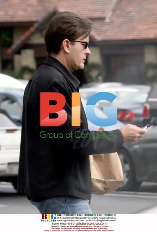 Charlie Sheen gets lunch in Beverly Hills