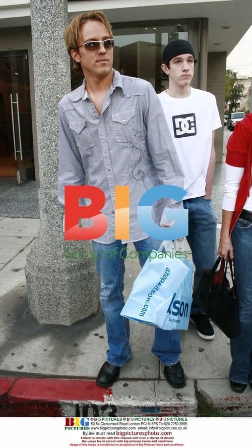 Larry Birkhead shops at Kitson in Beverly Hills