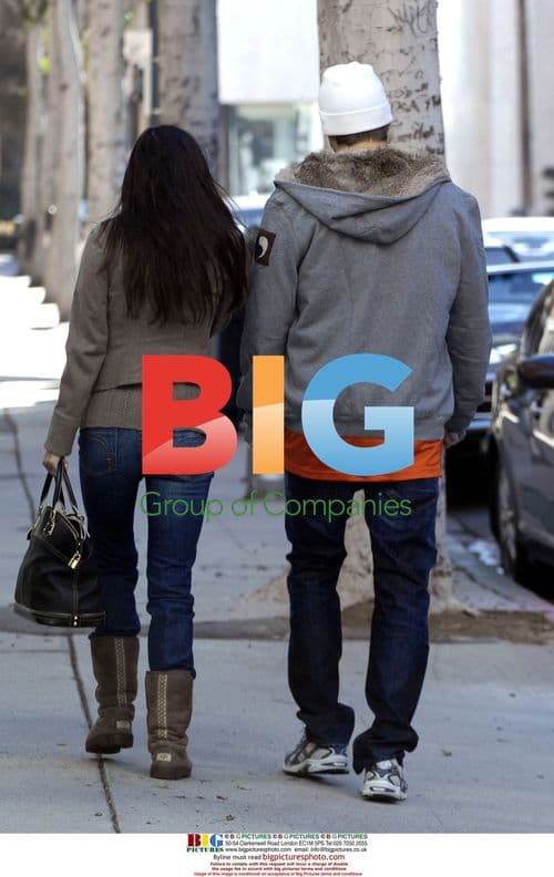 Demi Moore and Ashton Kutcher in Beverly Hills