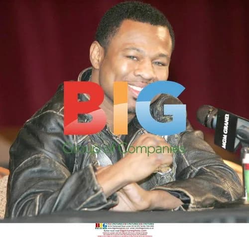 Sugar Shane Mosley at Mayweather-Hatton press conference