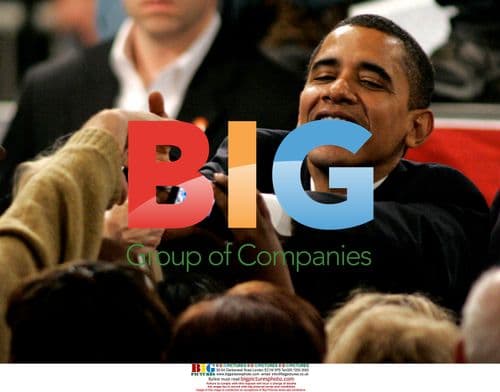 Obama and Oprah at Iowa Rally