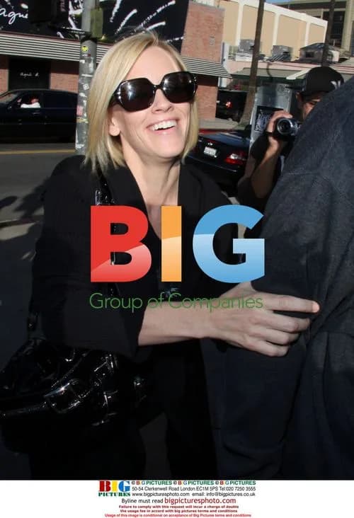 Jenny McCarthy poses with girls in Beverly Hills