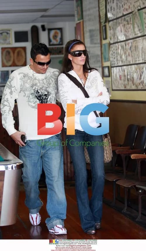 Peter Andre and Katie Price Visit Tattoo Parlor