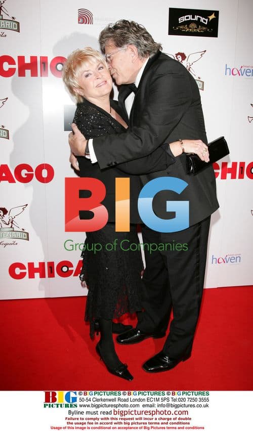 Gloria Hunniford and husband Stephen Way at Chicago performance