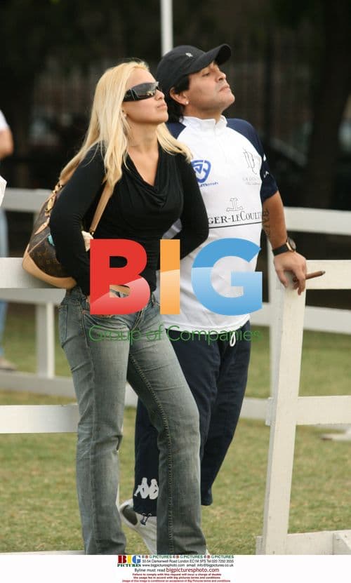 Diego Maradona at 114th Argentine Polo Final