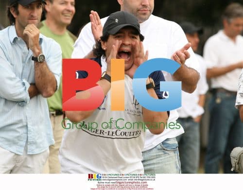 Maradona Attends Argentine Polo Final