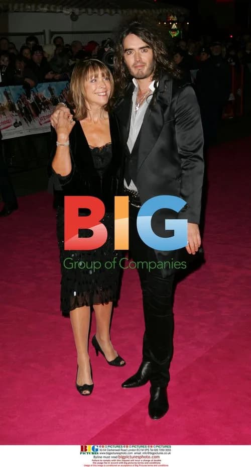 Russell Brand and His Mum at St. Trinian's Premiere