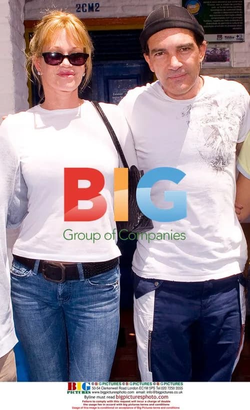 Antonio Banderas and Melanie Griffith visit craft market in Brazil