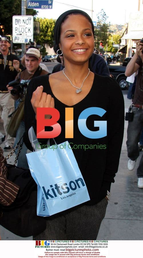 Christina Milian Shops in Beverly Hills