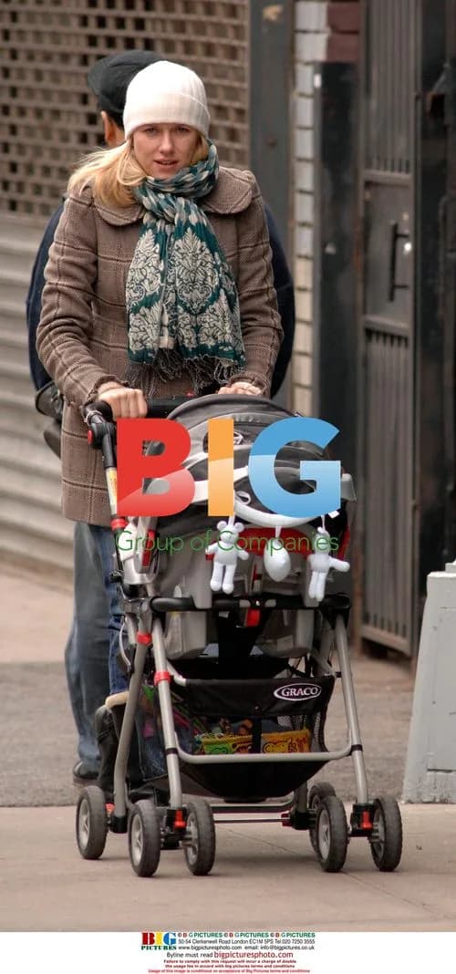 Naomi Watts walks with son in Soho