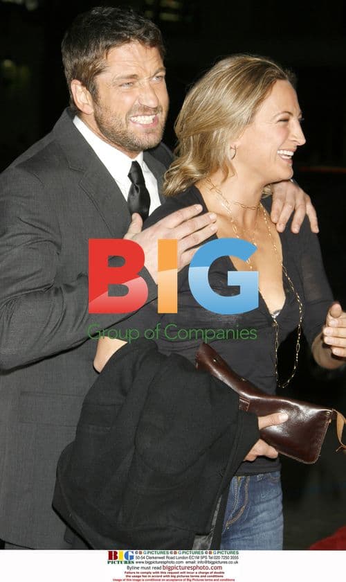 Gerard Butler and Zoe Bell at "P.S. I Love You" Premiere