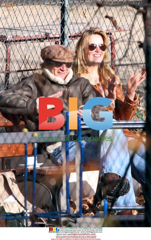 Rod Stewart and Family at Park in France