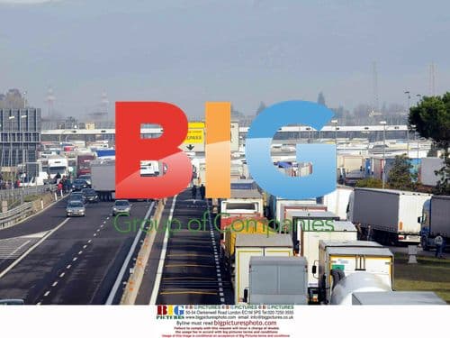 Truck Drivers on Strike in Rome