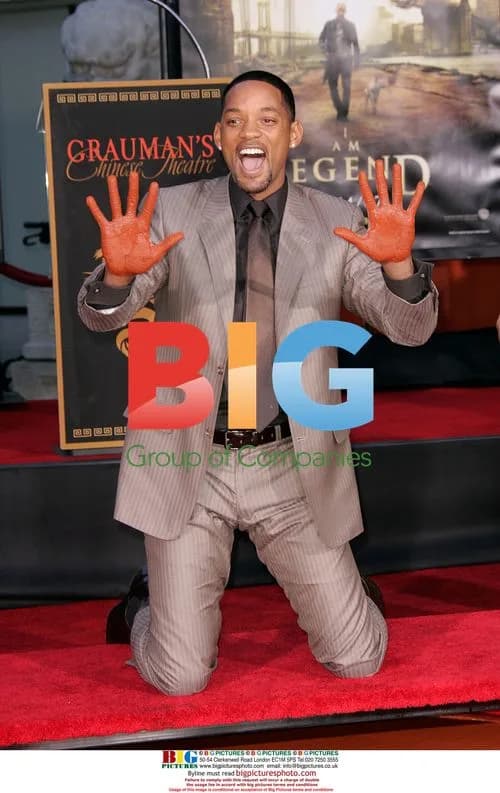 Will Smith Gets Handprint and Footprint Ceremony