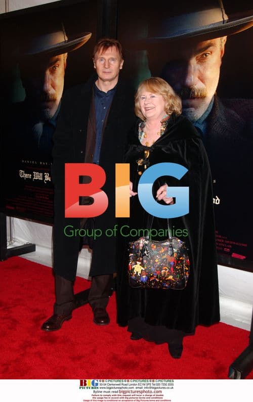 Liam Neeson and Shirley Knight at 'There Will Be Blood' Premiere