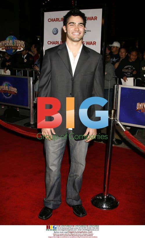 Tyler Hoechlin Arrives for "Charlie Wilson's War" Premiere