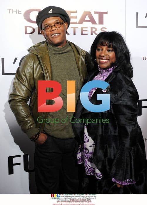 Samuel L. Jackson and LaTanya Richardson at film premiere