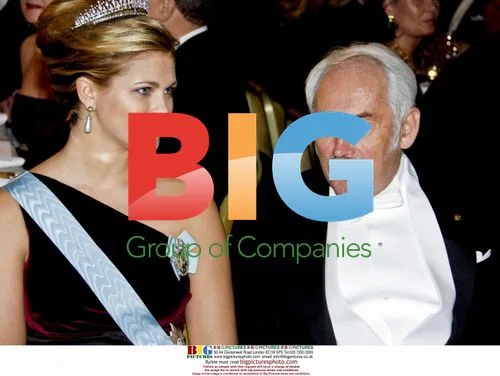 Princess Madeleine and German Laureate at Nobel Banquet