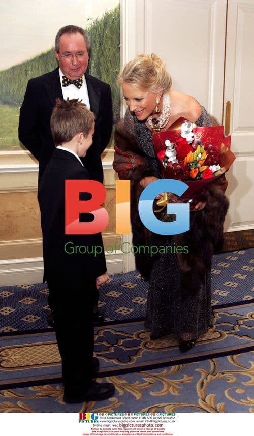 Steven Tomlinson Presents Flowers to Princess Michael of Kent