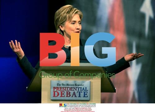 Hillary Clinton Speaks at Democratic Debate