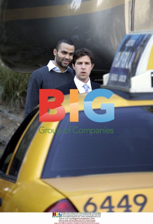 Tony Parker visits Eva Longoria on L'Oreal set