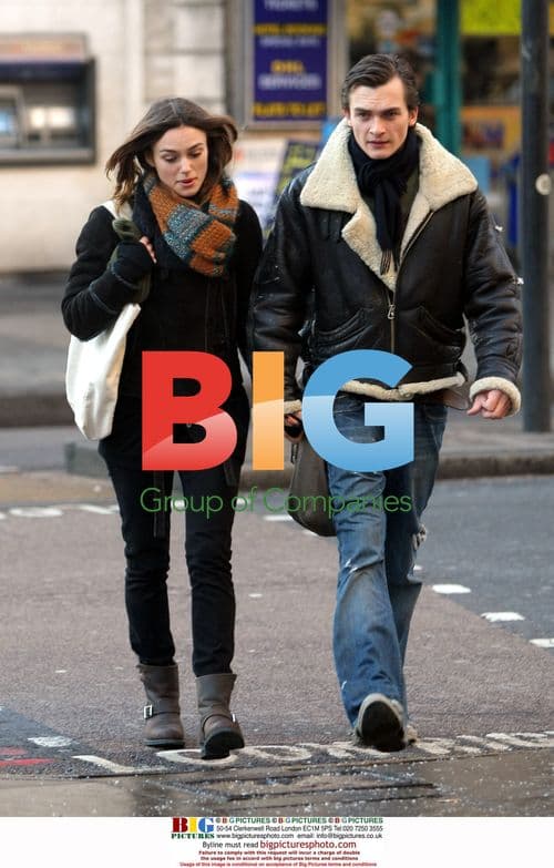 Keira Knightley Out with Boyfriend Rupert Friend